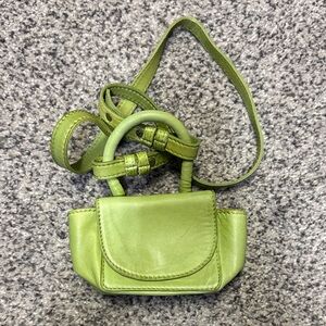 Green Leather Mini Bag